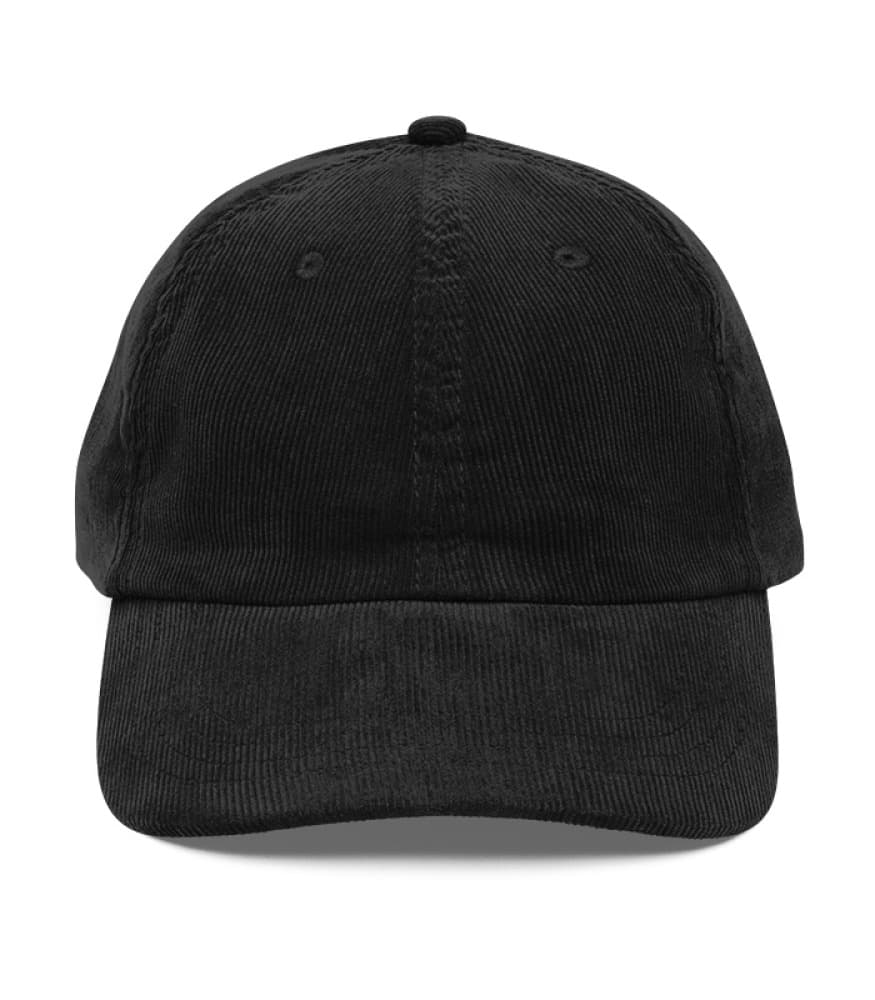 the ø hat — black corduroy cap
